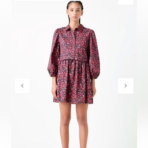 $130 msrp nwt English factory mini shirt dress xs